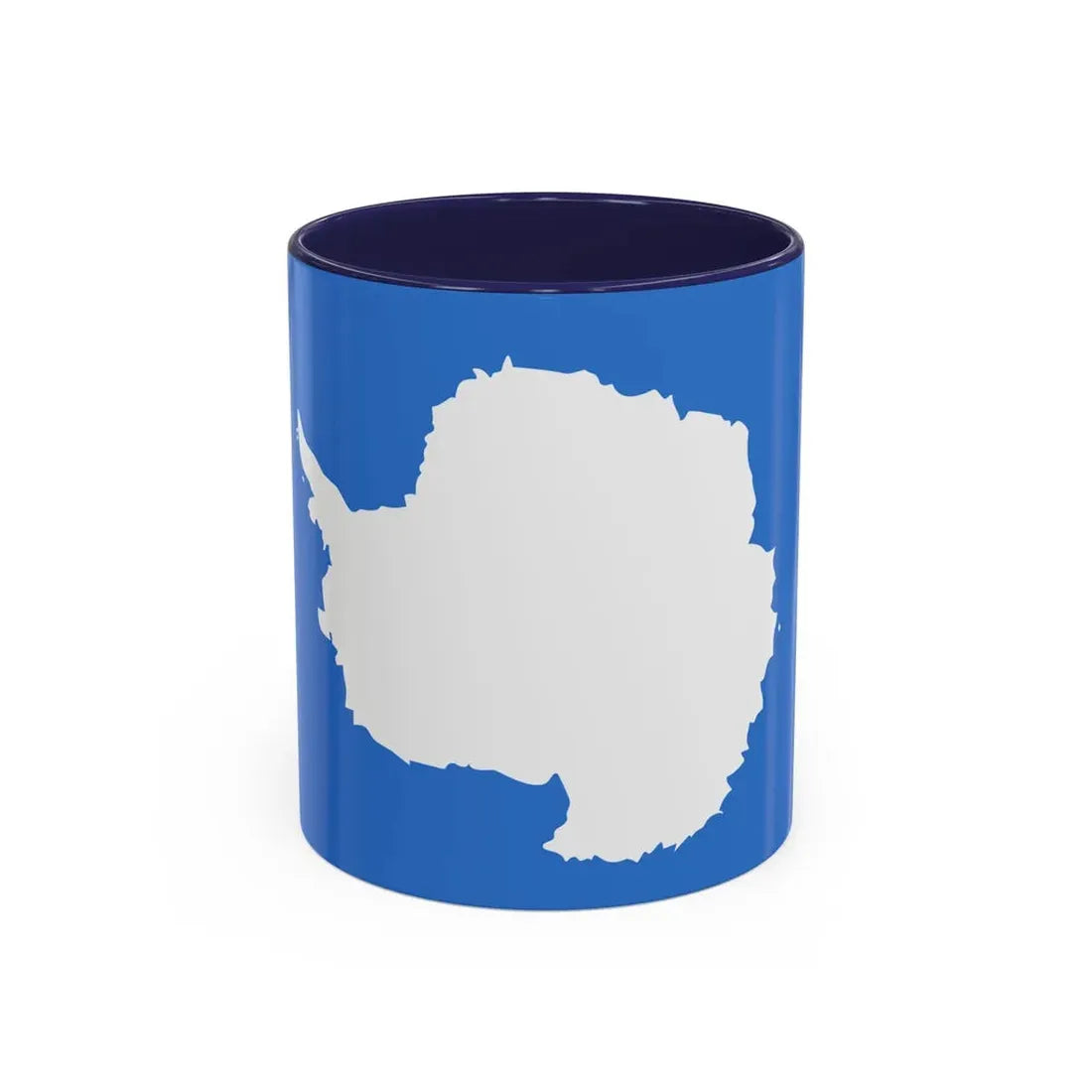 Proposed flag of Antarctica Graham Bartram - Accent Coffee Mug 11oz Navy - Go Mug Yourself