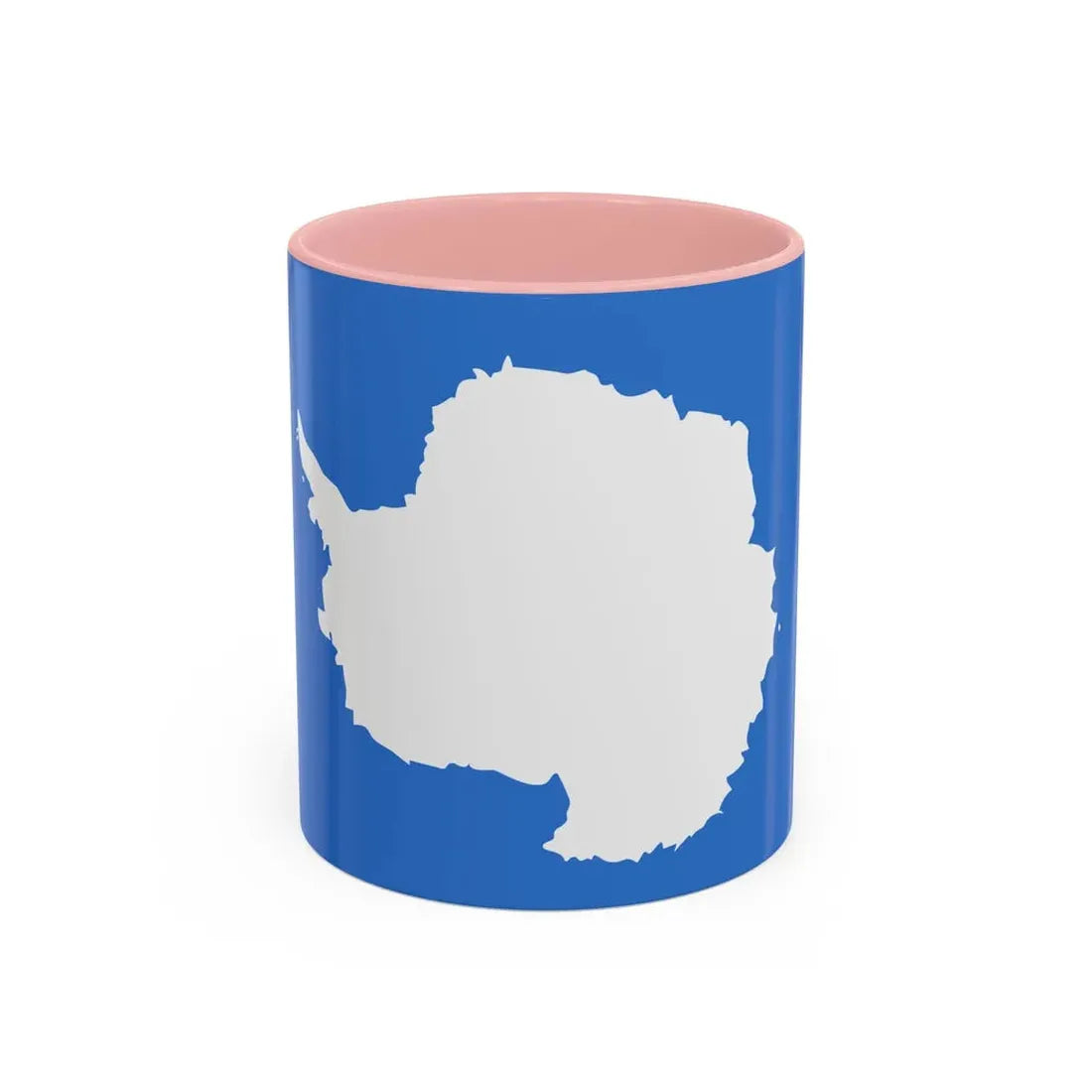 Proposed flag of Antarctica Graham Bartram - Accent Coffee Mug 11oz Pink - Go Mug Yourself