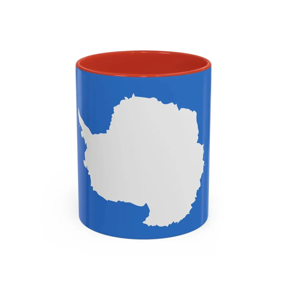 Proposed flag of Antarctica Graham Bartram - Accent Coffee Mug 11oz Red - Go Mug Yourself