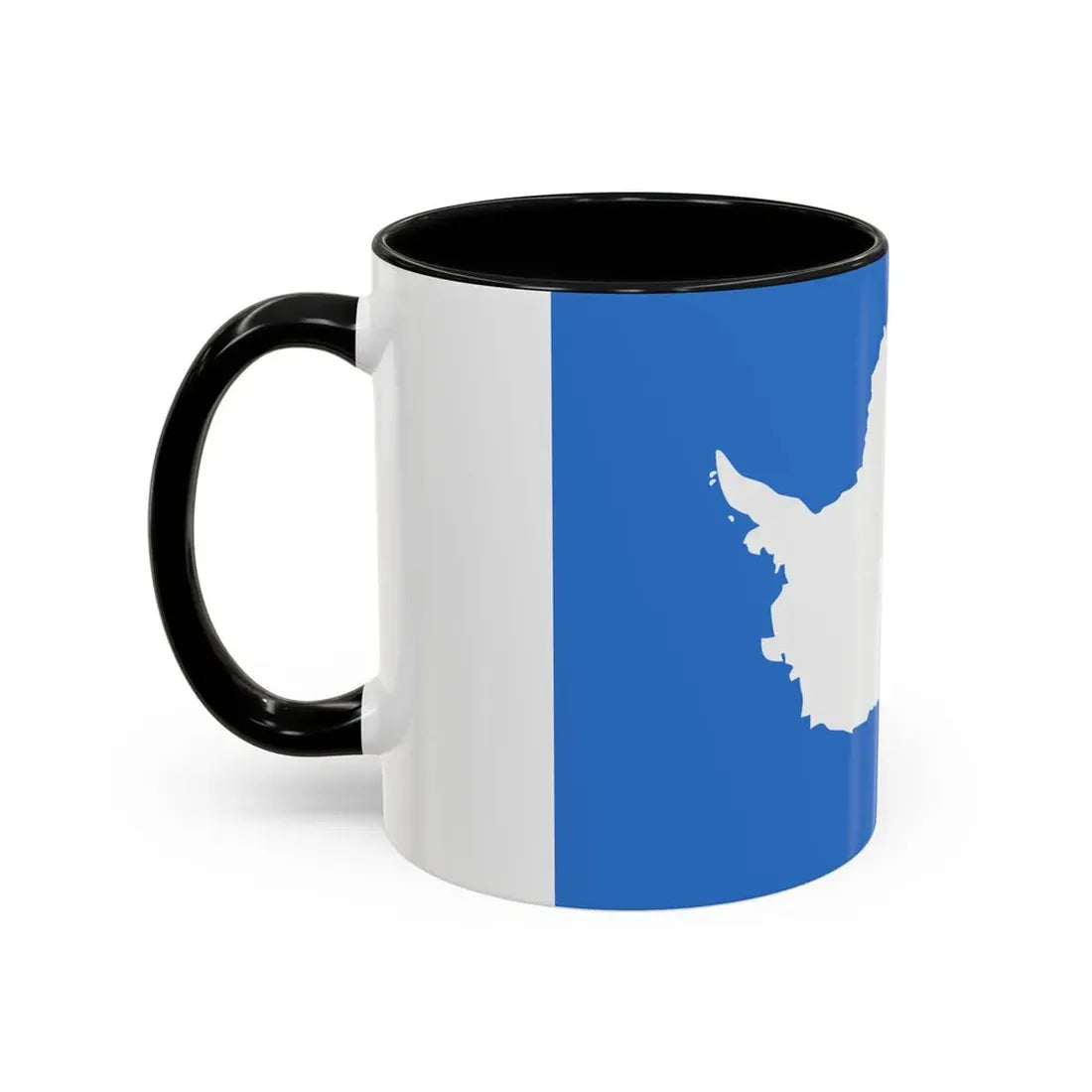 Proposed flag of Antarctica Graham Bartram - Accent Coffee Mug - Go Mug Yourself