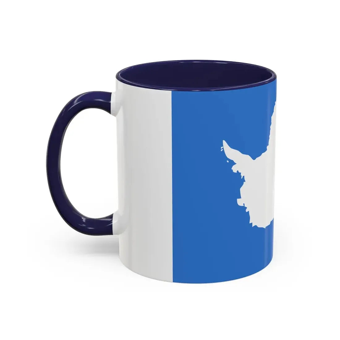 Proposed flag of Antarctica Graham Bartram - Accent Coffee Mug - Go Mug Yourself