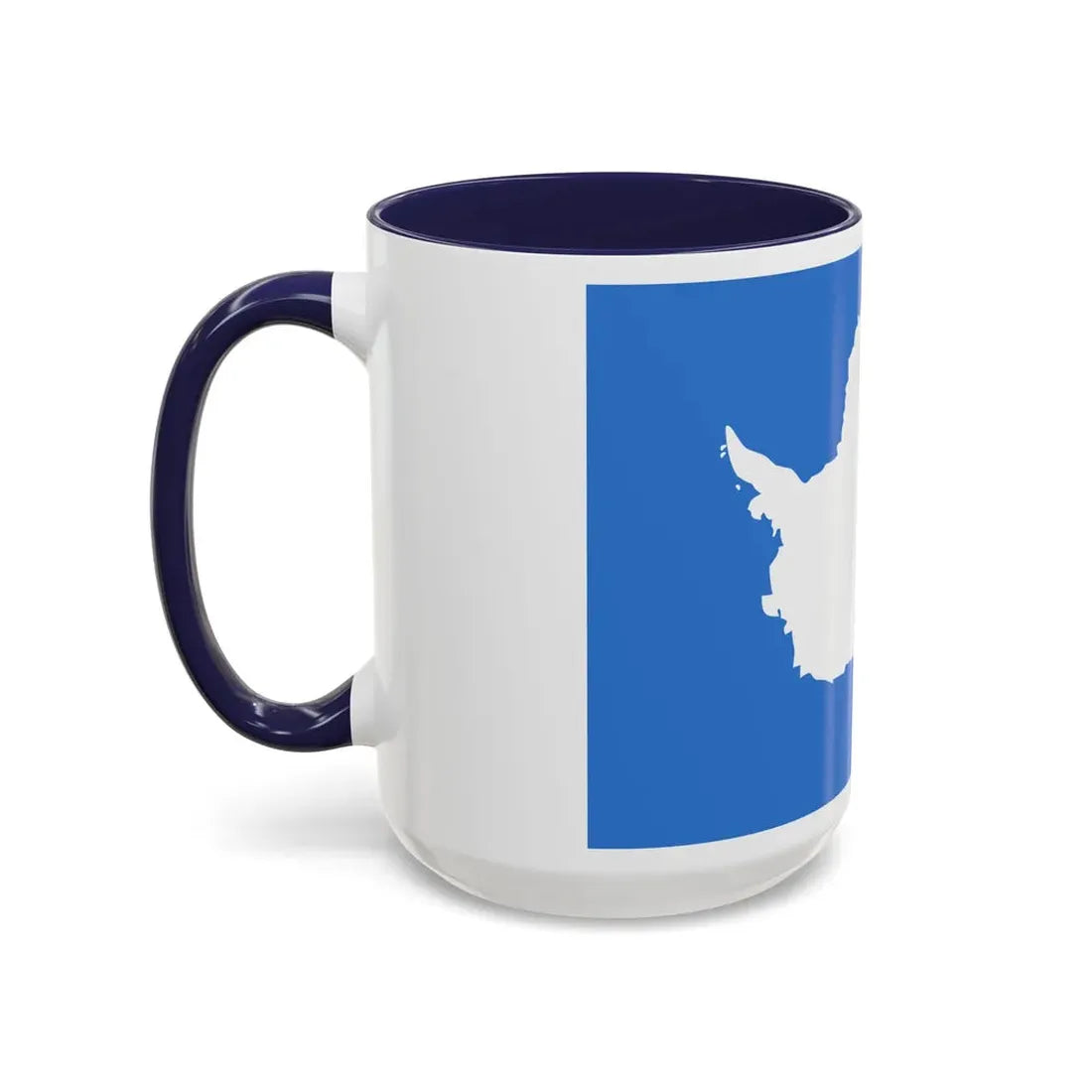 Proposed flag of Antarctica Graham Bartram - Accent Coffee Mug - Go Mug Yourself