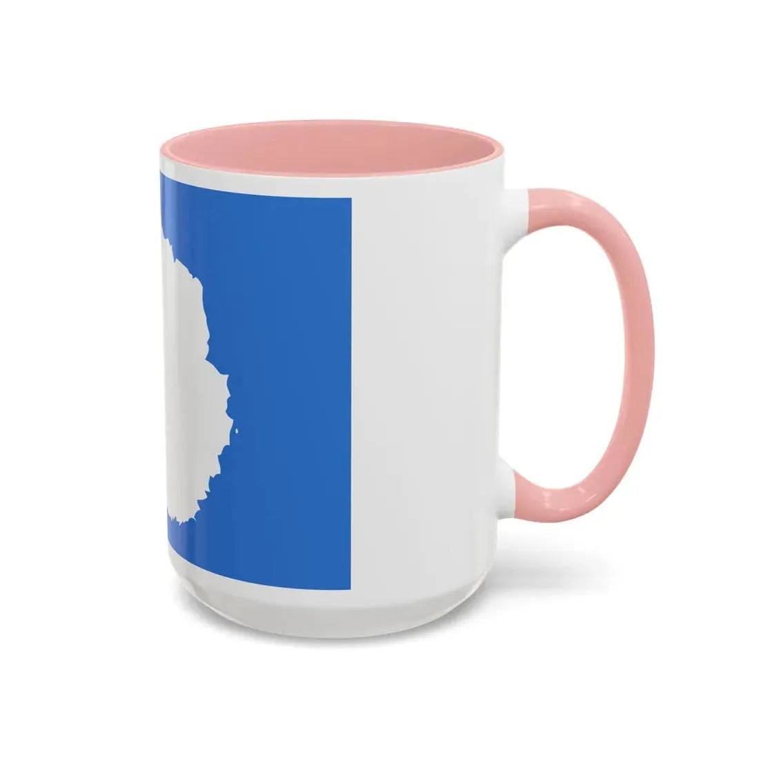 Proposed flag of Antarctica Graham Bartram - Accent Coffee Mug - Go Mug Yourself
