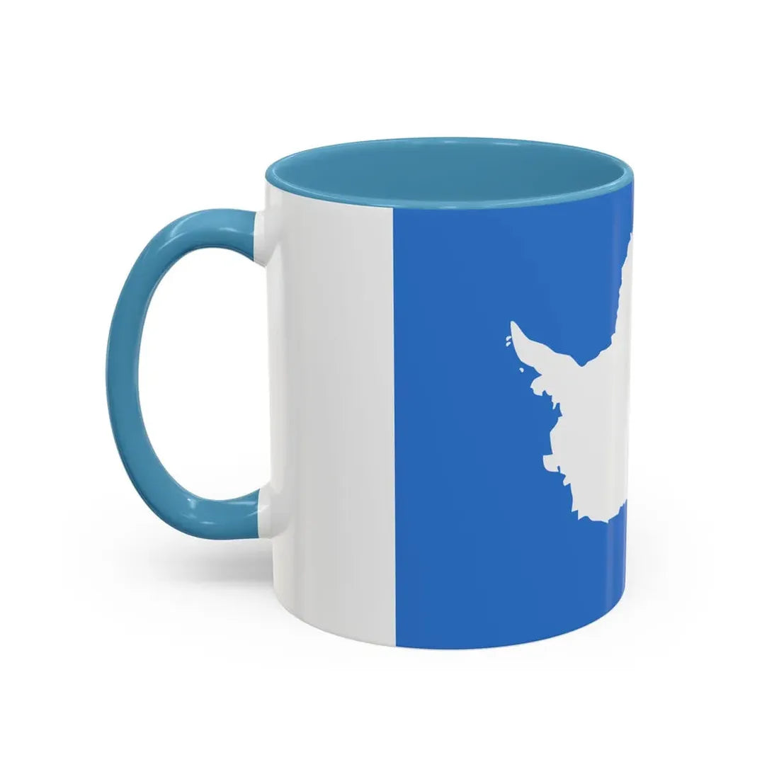 Proposed flag of Antarctica Graham Bartram - Accent Coffee Mug - Go Mug Yourself