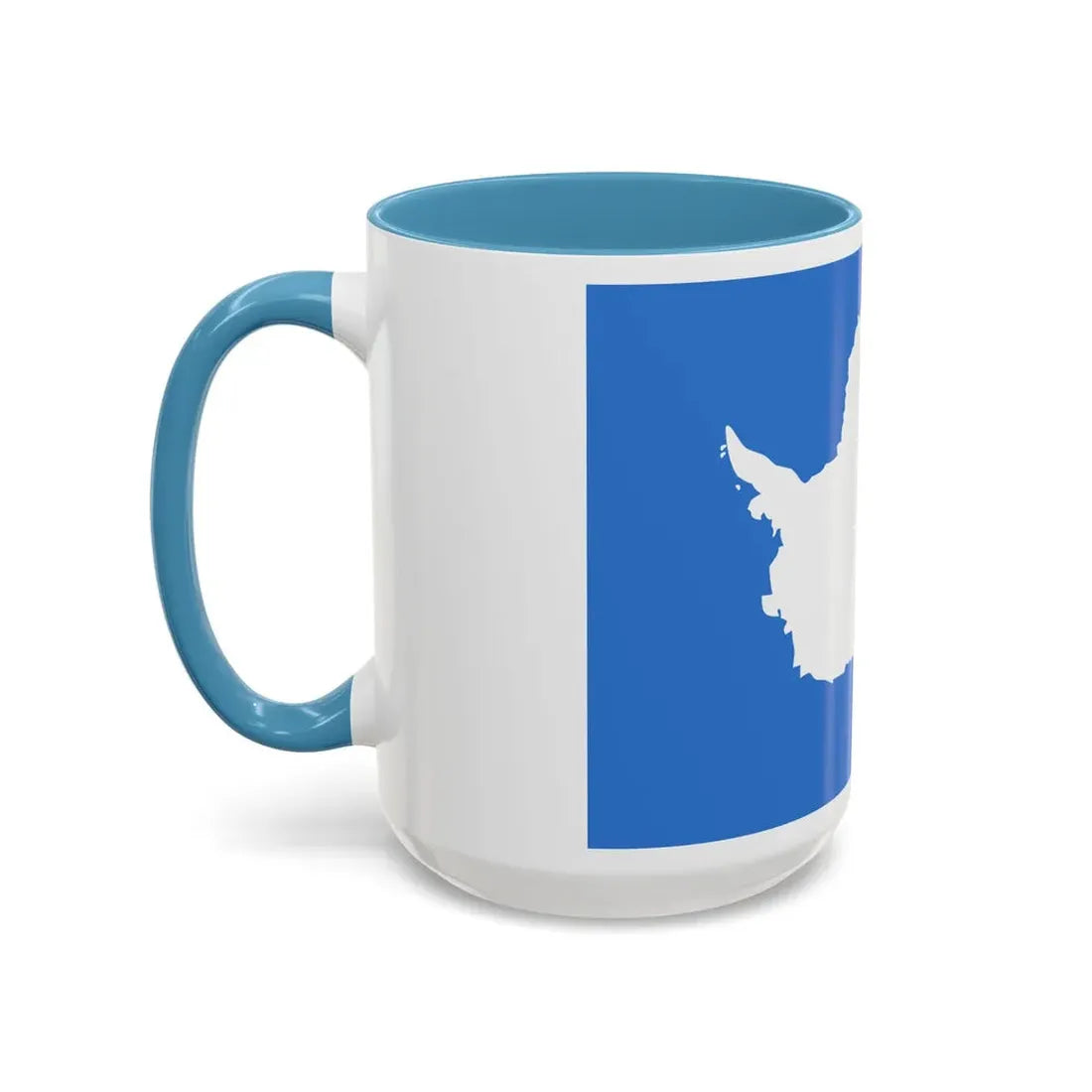 Proposed flag of Antarctica Graham Bartram - Accent Coffee Mug - Go Mug Yourself