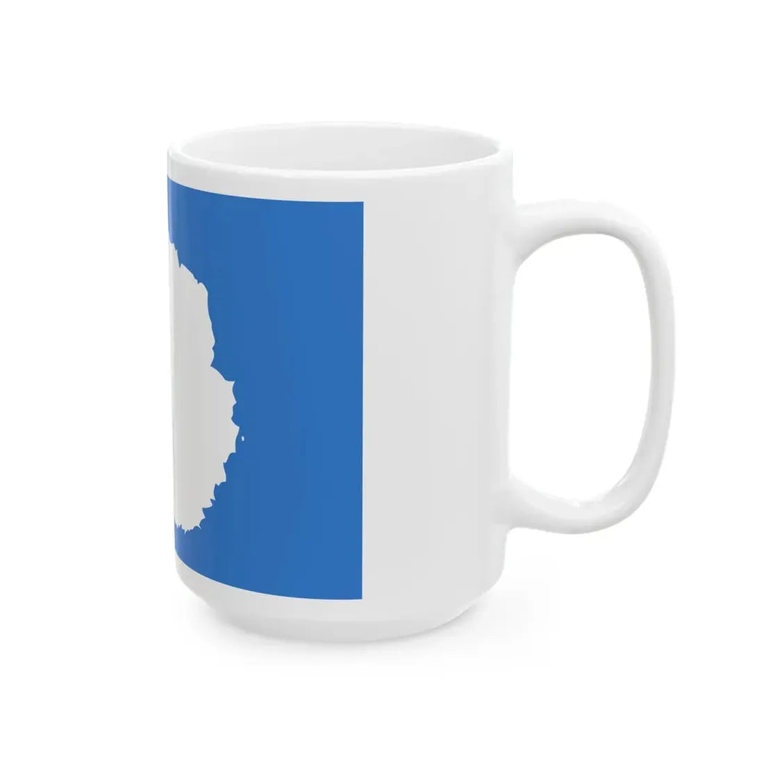 Proposed flag of Antarctica Graham Bartram - White Coffee Mug - Go Mug Yourself