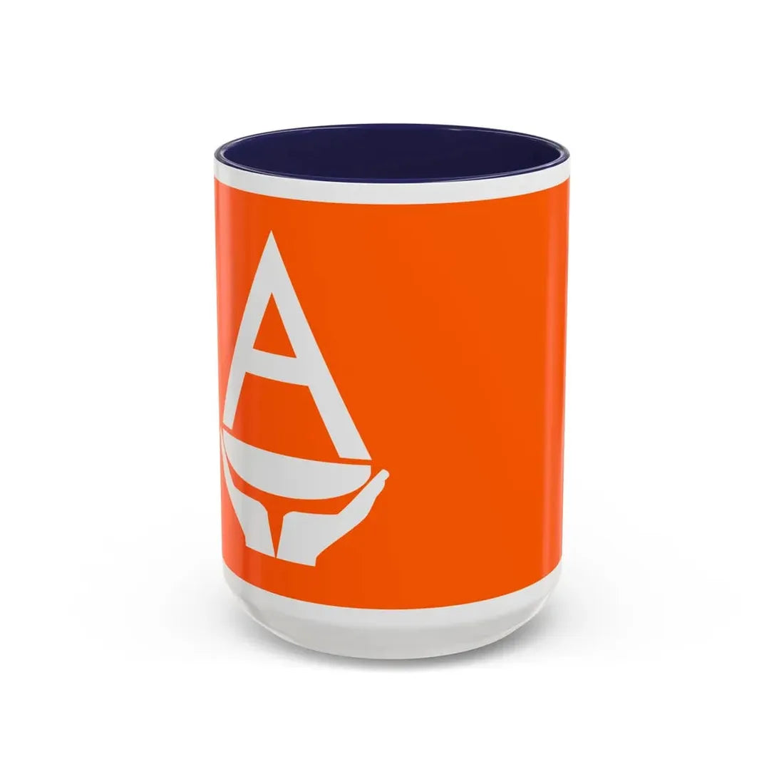 Proposed flag of Antarctica Whitney Smith - Accent Coffee Mug 15oz Navy - Go Mug Yourself