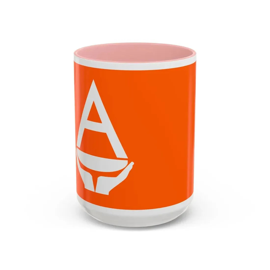 Proposed flag of Antarctica Whitney Smith - Accent Coffee Mug 15oz Pink - Go Mug Yourself
