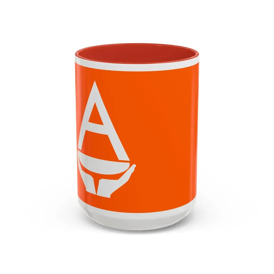 Proposed flag of Antarctica Whitney Smith - Accent Coffee Mug 15oz Red - Go Mug Yourself