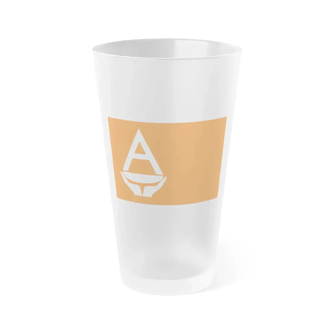 Proposed flag of Antarctica Whitney Smith - Frosted Pint Glass 16oz 16oz Frosted - Go Mug Yourself