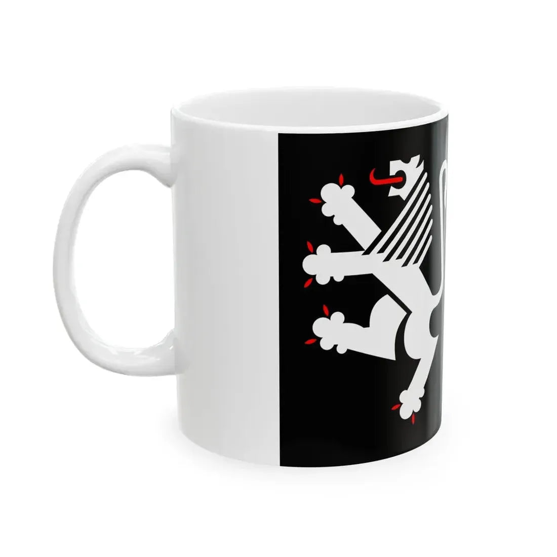 Proposed flag of Aosta Valley (Italy) White Coffee Mug - Go Mug Yourself