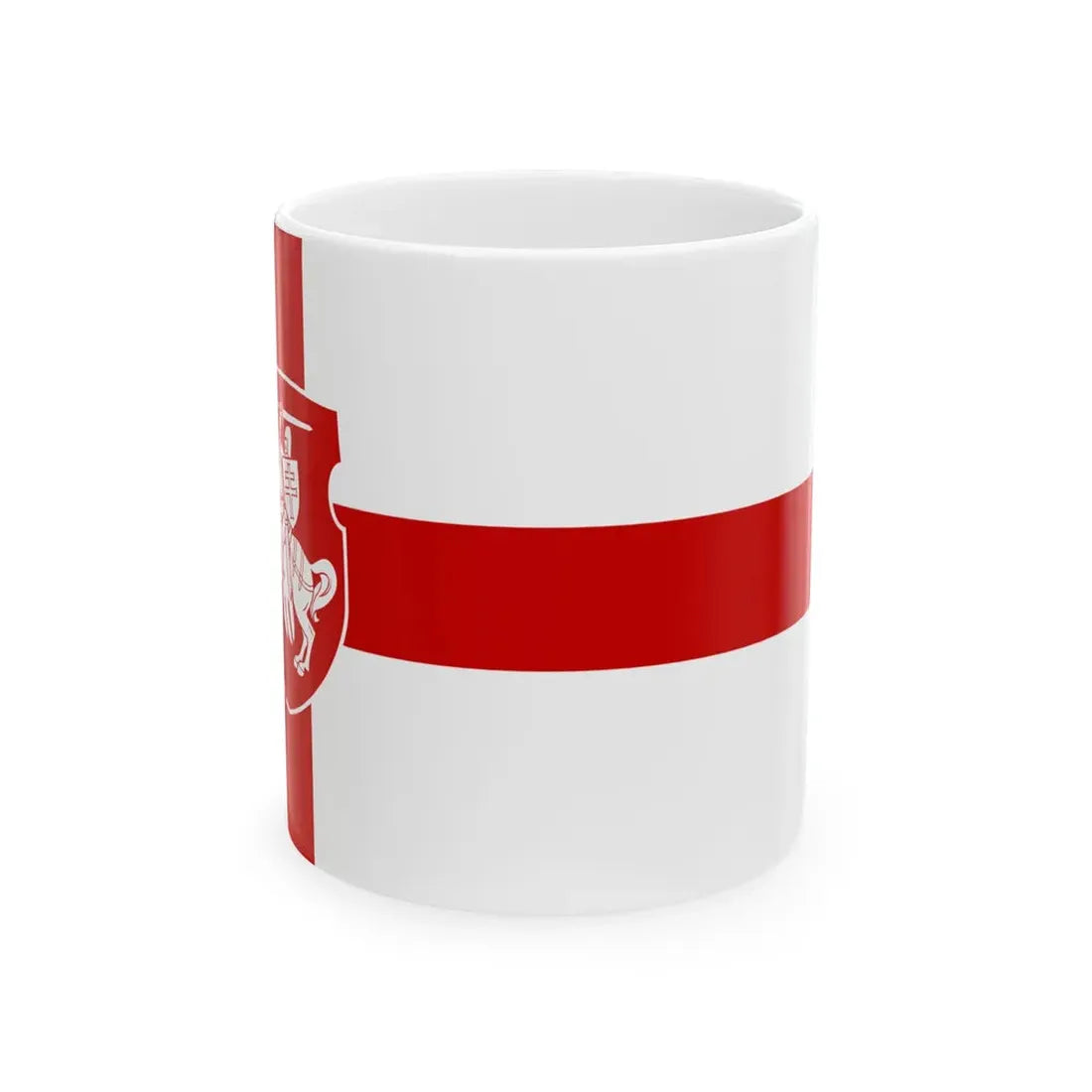 Proposed flag of Belarus 1992 (Belarus) White Coffee Mug 11oz - Go Mug Yourself