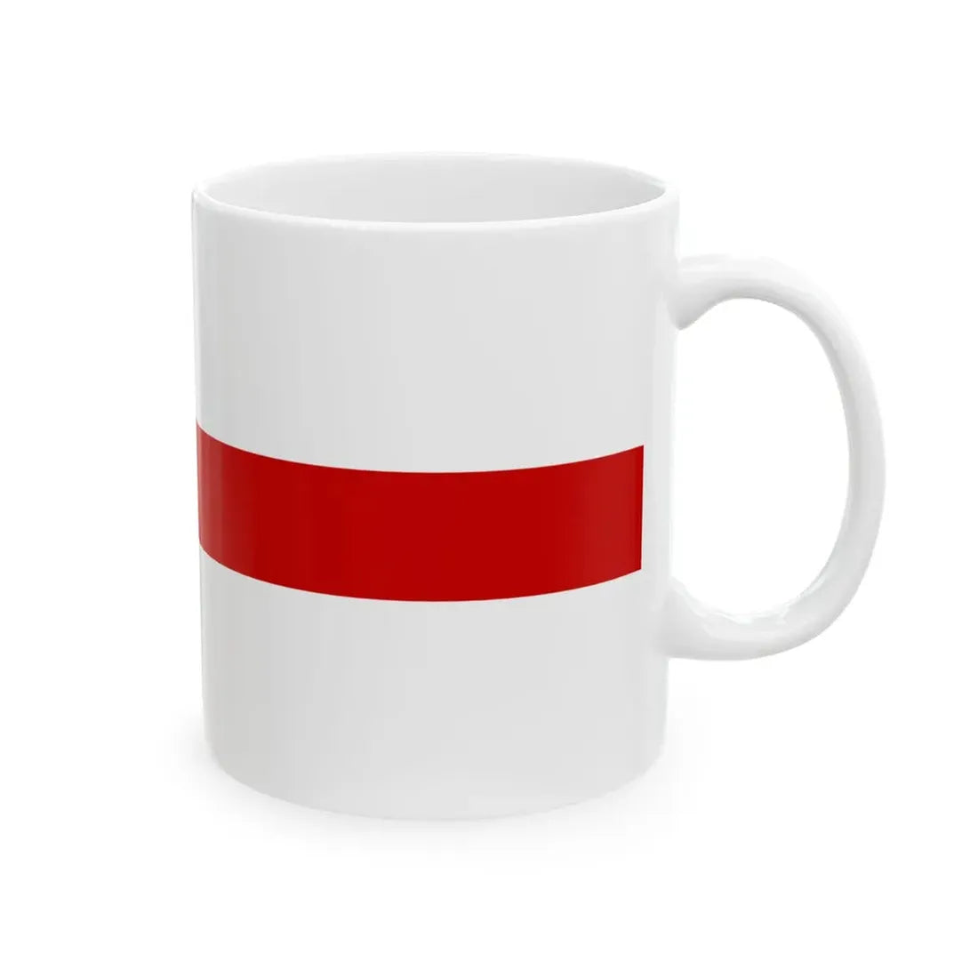 Proposed flag of Belarus 1992 (Belarus) White Coffee Mug - Go Mug Yourself