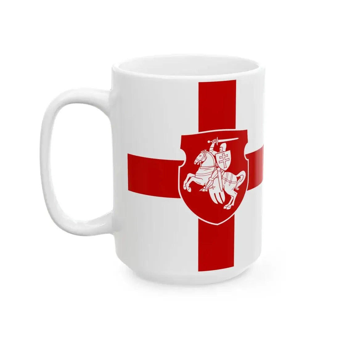 Proposed flag of Belarus 1992 (Belarus) White Coffee Mug - Go Mug Yourself