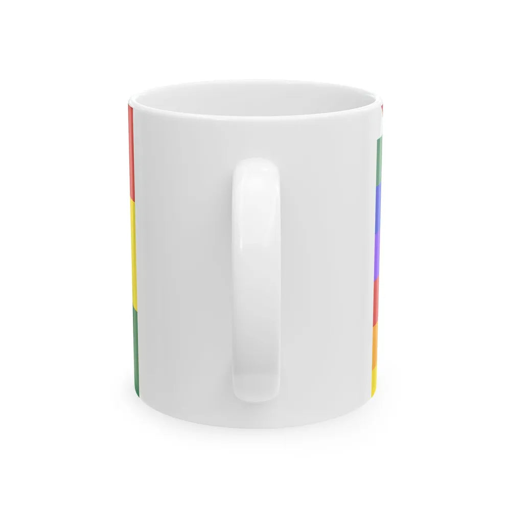 Proposed flag of Bolivia (Bolivia) White Coffee Mug - Go Mug Yourself