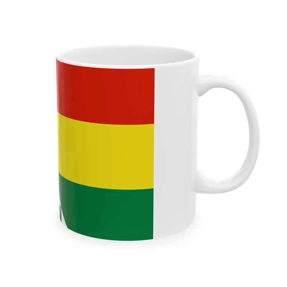 Proposed flag of Bolivia (Bolivia) White Coffee Mug - Go Mug Yourself
