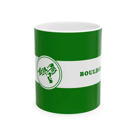 Proposed Flag of Boulder Colorado (United States) White Coffee Mug 11oz - Go Mug Yourself
