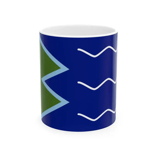 Proposed Flag of Brunswick Maine USA (United States) White Coffee Mug 11oz - Go Mug Yourself