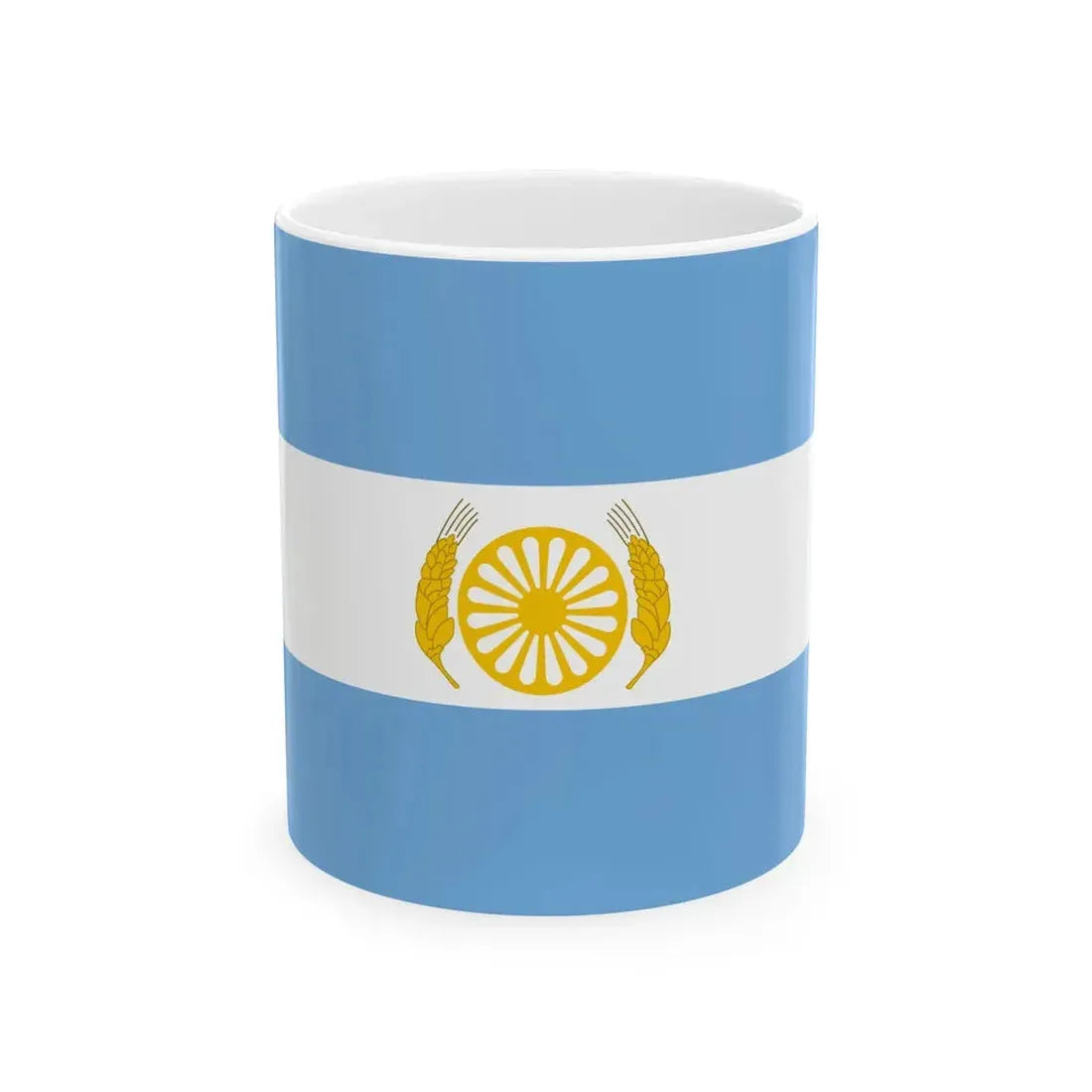 Proposed flag of Buenos Aires Province (Argentina) White Coffee Mug 11oz - Go Mug Yourself