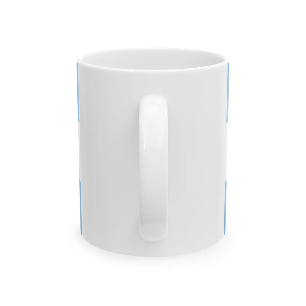 Proposed flag of Buenos Aires Province (Argentina) White Coffee Mug - Go Mug Yourself