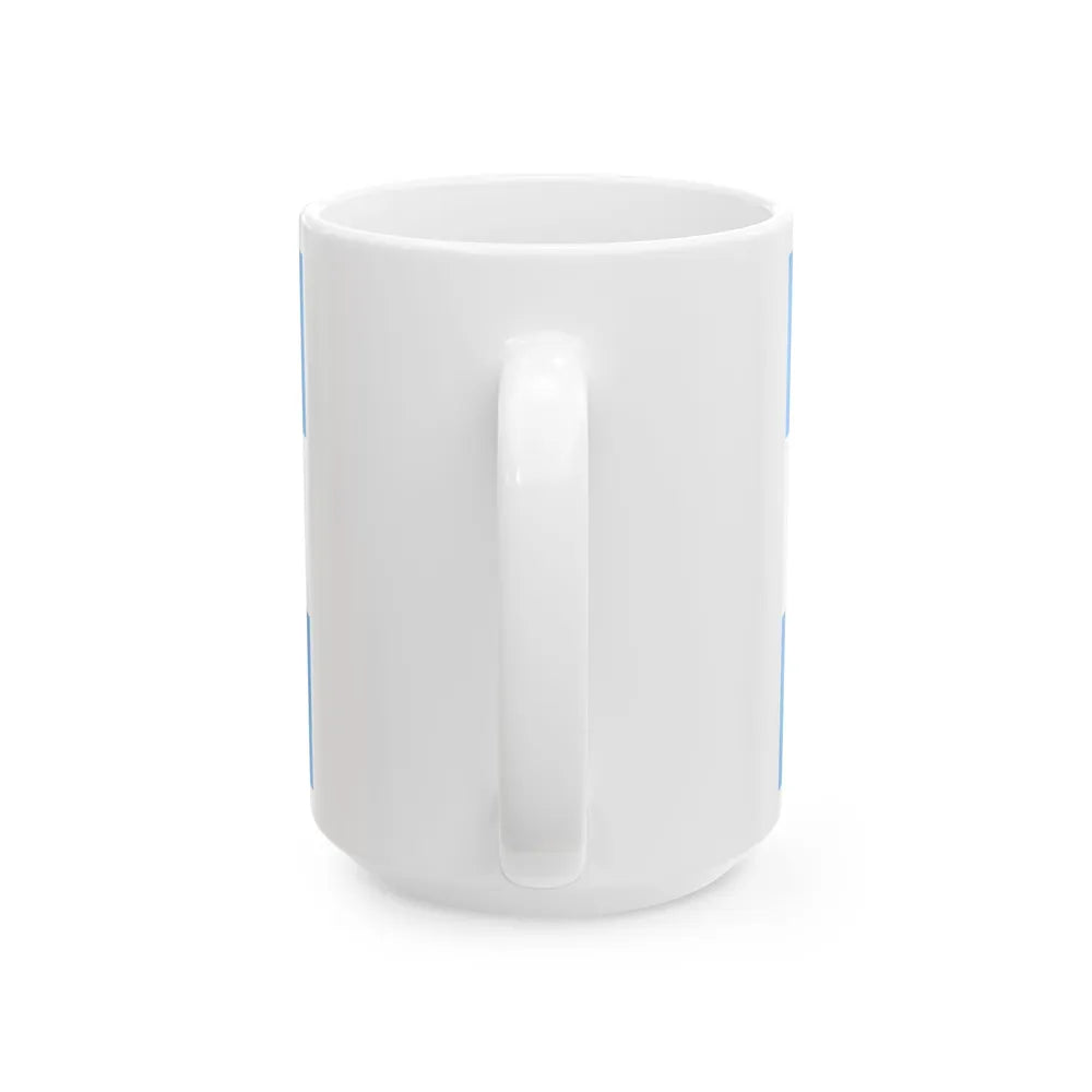 Proposed flag of Buenos Aires Province (Argentina) White Coffee Mug - Go Mug Yourself