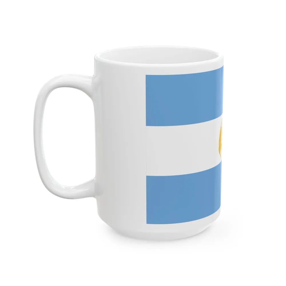 Proposed flag of Buenos Aires Province (Argentina) White Coffee Mug - Go Mug Yourself