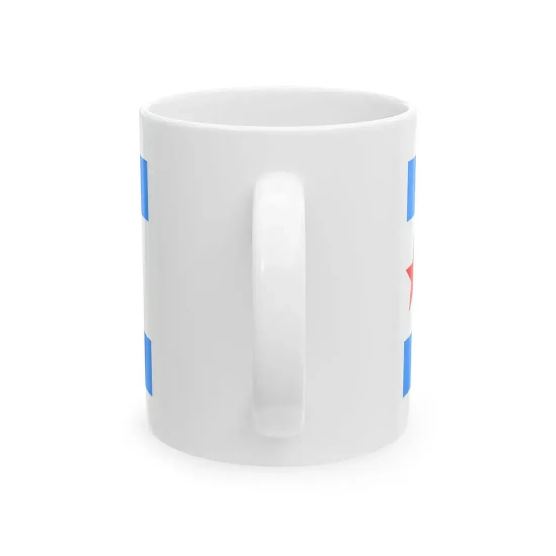 Proposed flag of Chicago Illinois 1928 (United States) White Coffee Mug - Go Mug Yourself