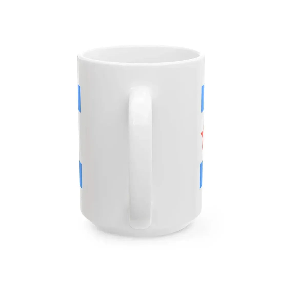 Proposed flag of Chicago Illinois 1928 (United States) White Coffee Mug - Go Mug Yourself