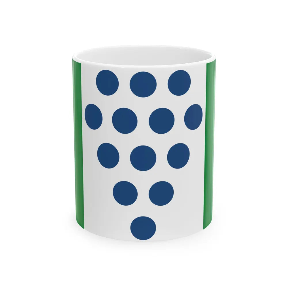 Proposed flag of Connecticut 1976 (United States) White Coffee Mug 11oz - Go Mug Yourself