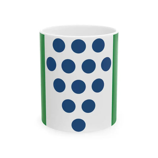 Proposed flag of Connecticut 1976 (United States) White Coffee Mug 11oz - Go Mug Yourself