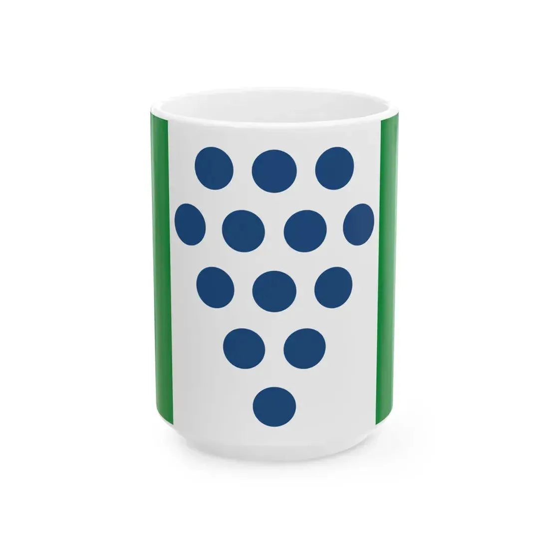 Proposed flag of Connecticut 1976 (United States) White Coffee Mug 15oz - Go Mug Yourself