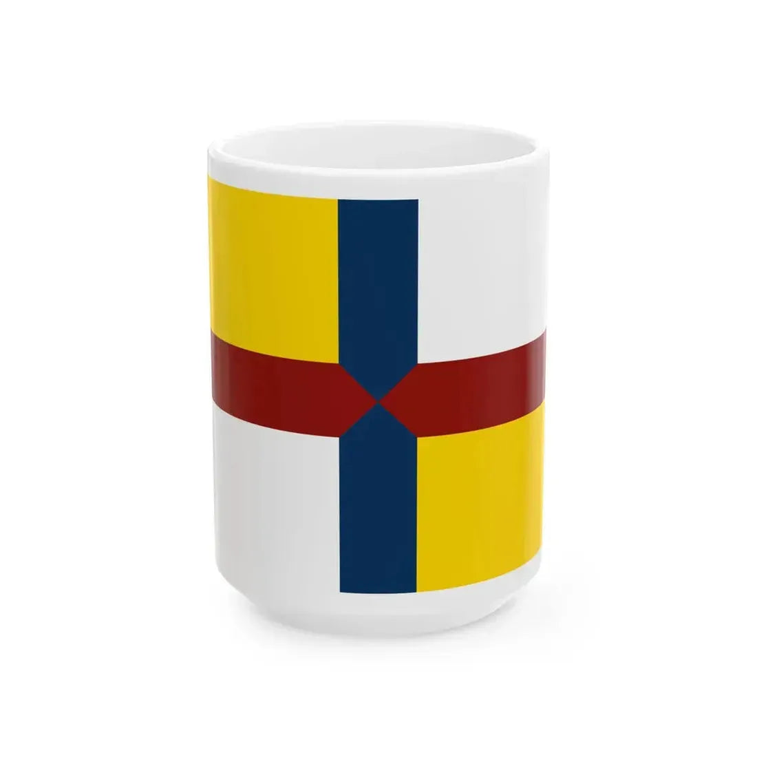 Proposed Flag of Emilia 2019 (Italy) White Coffee Mug 15oz - Go Mug Yourself