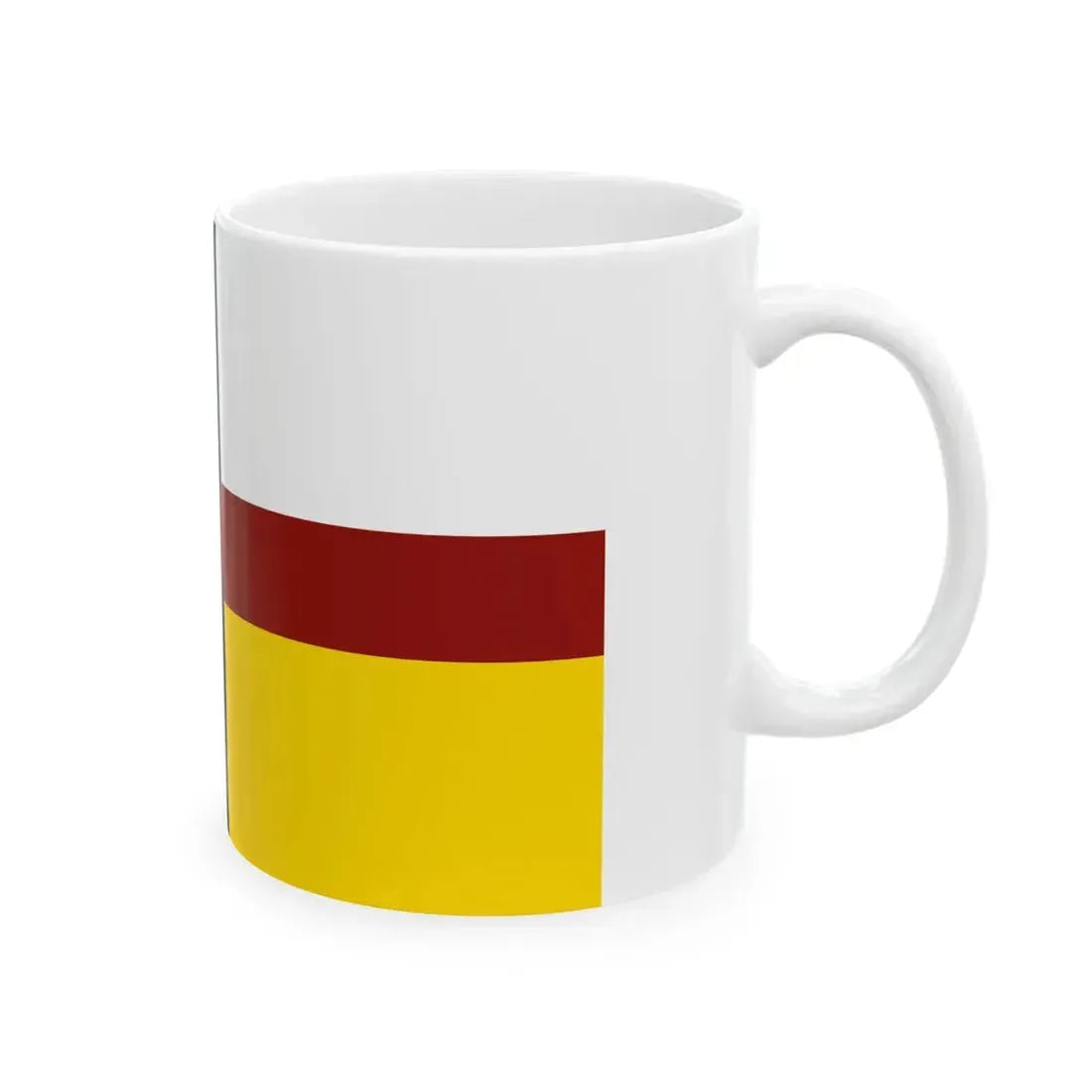 Proposed Flag of Emilia 2019 (Italy) White Coffee Mug - Go Mug Yourself