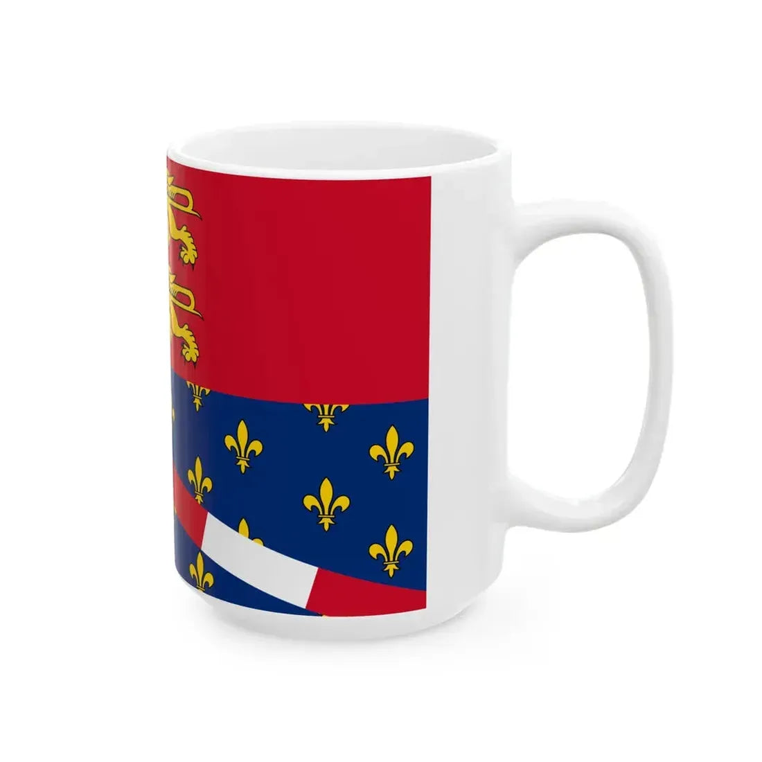 Proposed flag of Eure (France) White Coffee Mug - Go Mug Yourself