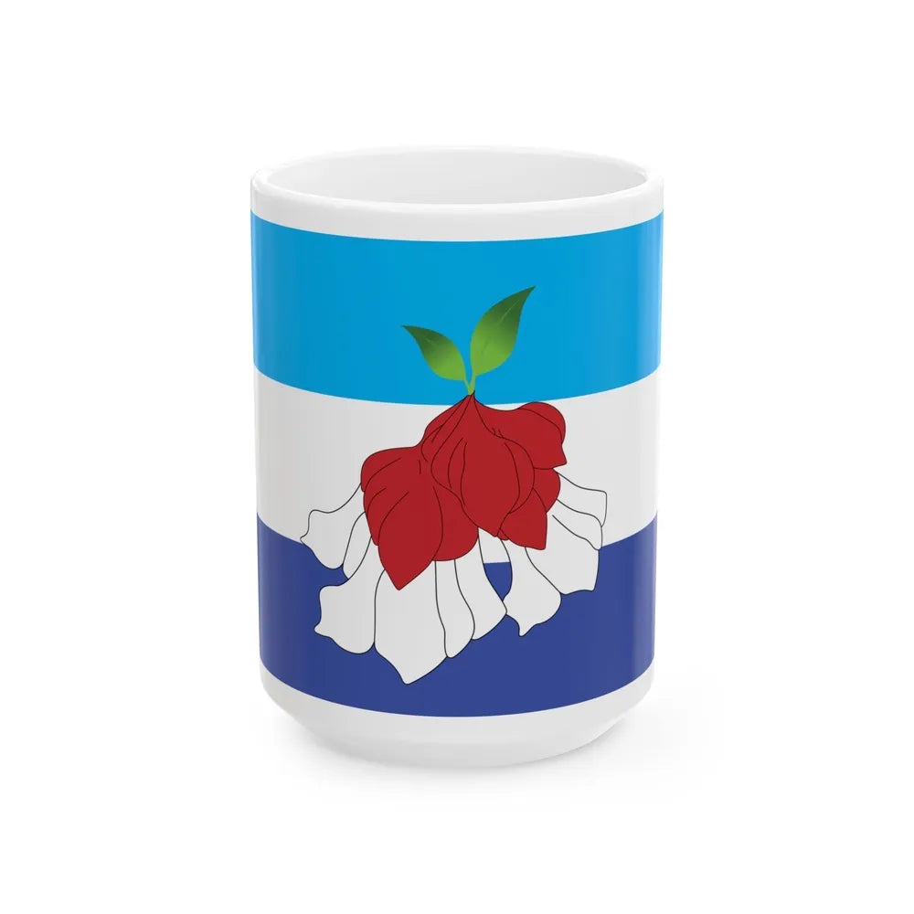 Proposed flag of Fiji 2015 design 35 (Fiji) White Coffee Mug 15oz - Go Mug Yourself
