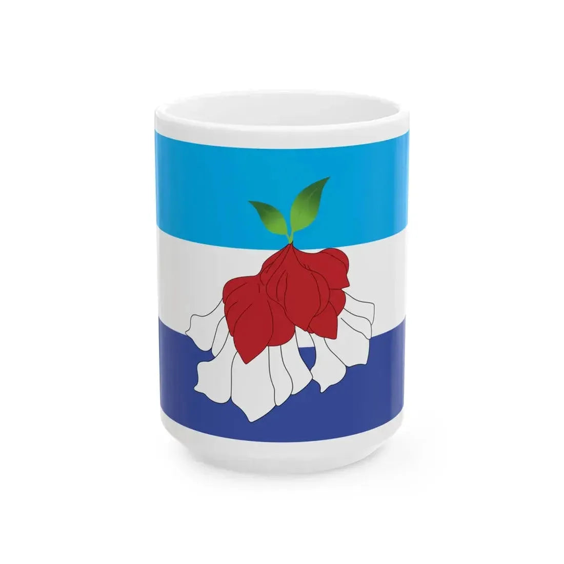 Proposed flag of Fiji 2015 design 35 (Fiji) White Coffee Mug 15oz - Go Mug Yourself