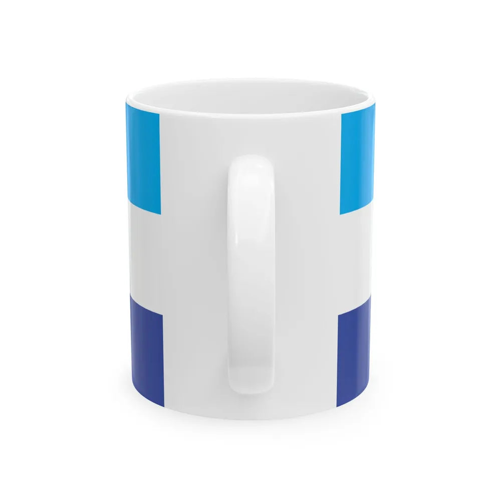Proposed flag of Fiji 2015 design 35 (Fiji) White Coffee Mug - Go Mug Yourself