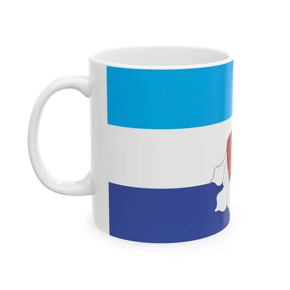 Proposed flag of Fiji 2015 design 35 (Fiji) White Coffee Mug - Go Mug Yourself