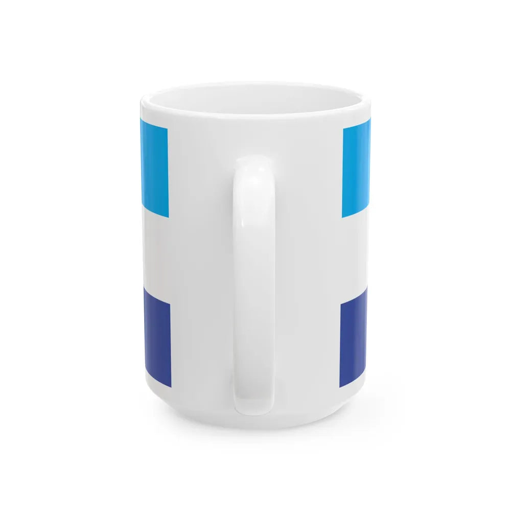 Proposed flag of Fiji 2015 design 35 (Fiji) White Coffee Mug - Go Mug Yourself