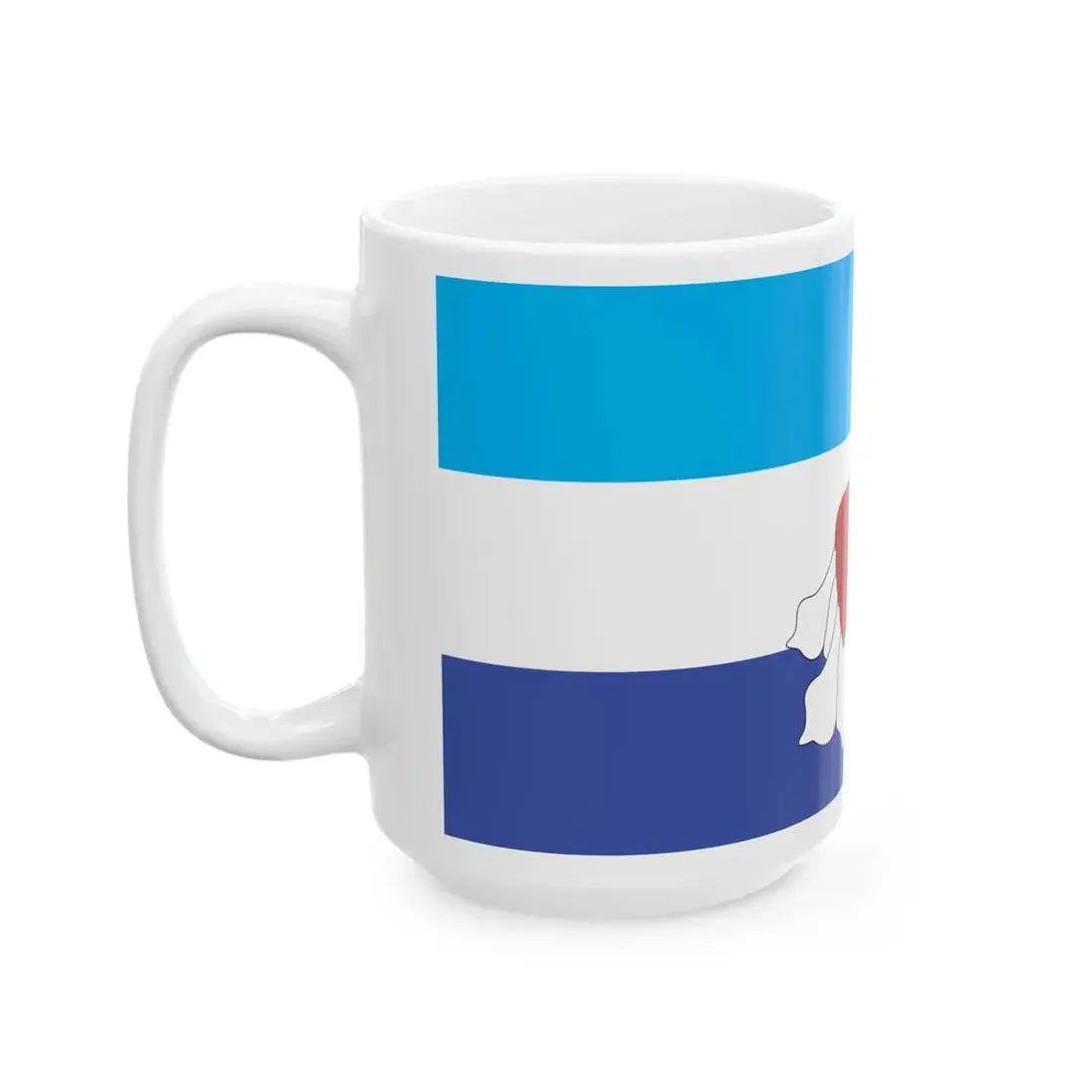 Proposed flag of Fiji 2015 design 35 (Fiji) White Coffee Mug - Go Mug Yourself