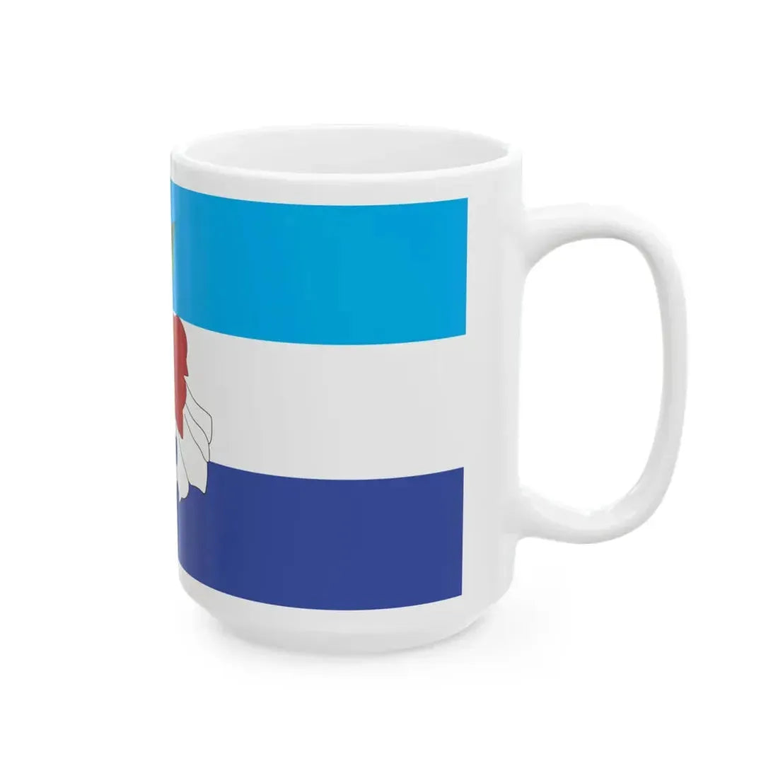 Proposed flag of Fiji 2015 design 35 (Fiji) White Coffee Mug - Go Mug Yourself