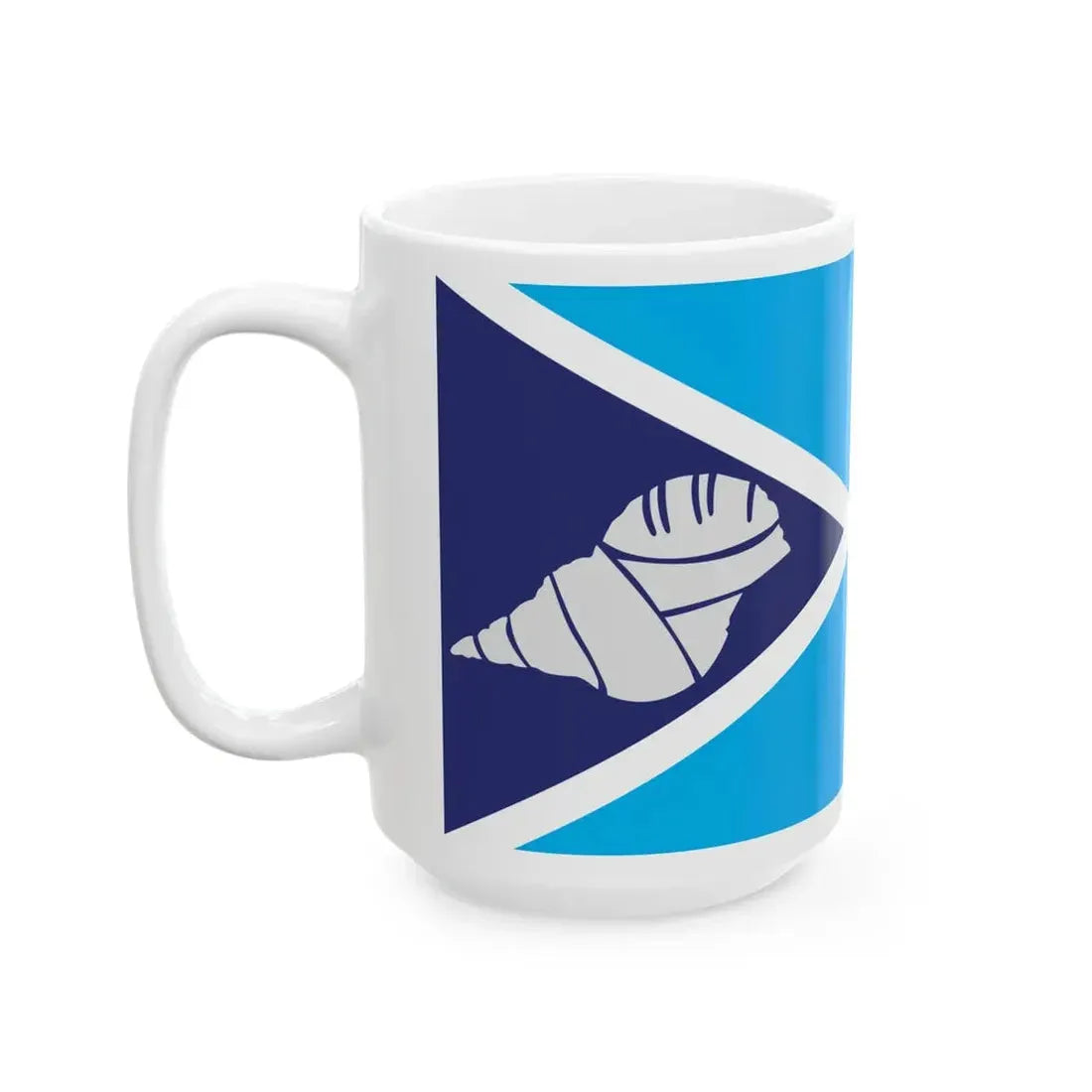 Proposed flag of Fiji 2015 design 36 (Fiji) White Coffee Mug - Go Mug Yourself