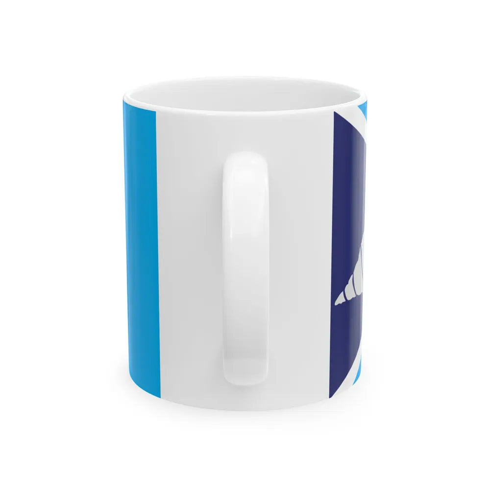 Proposed flag of Fiji 2015 design 37 (Fiji) White Coffee Mug - Go Mug Yourself
