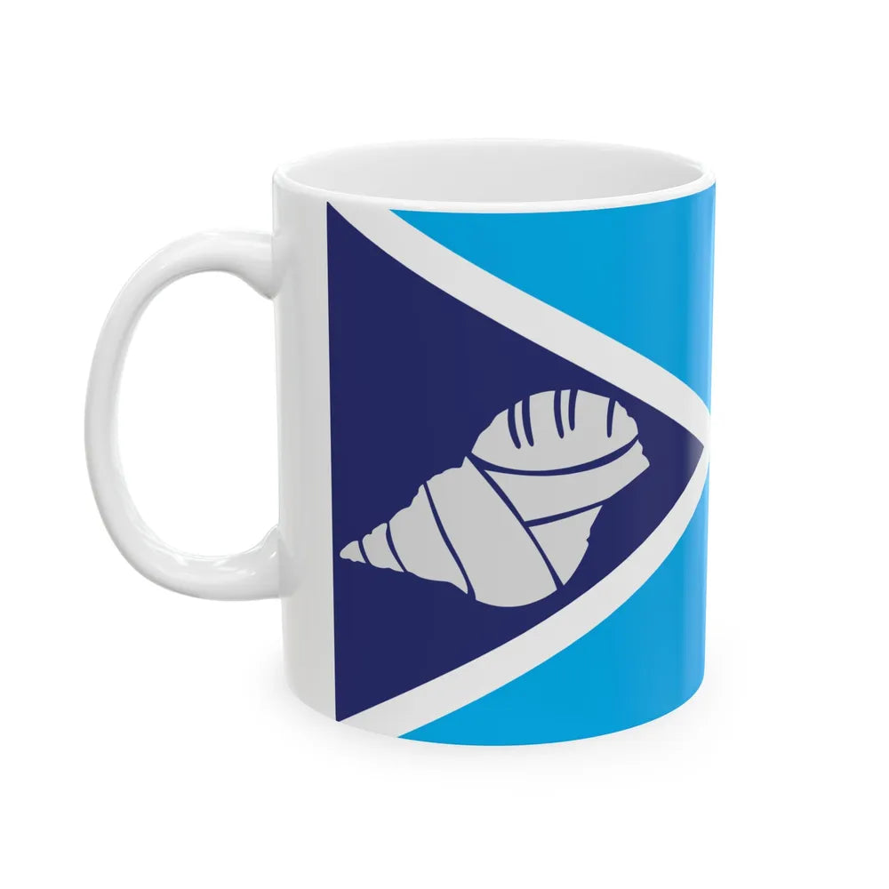 Proposed flag of Fiji 2015 design 37 (Fiji) White Coffee Mug - Go Mug Yourself