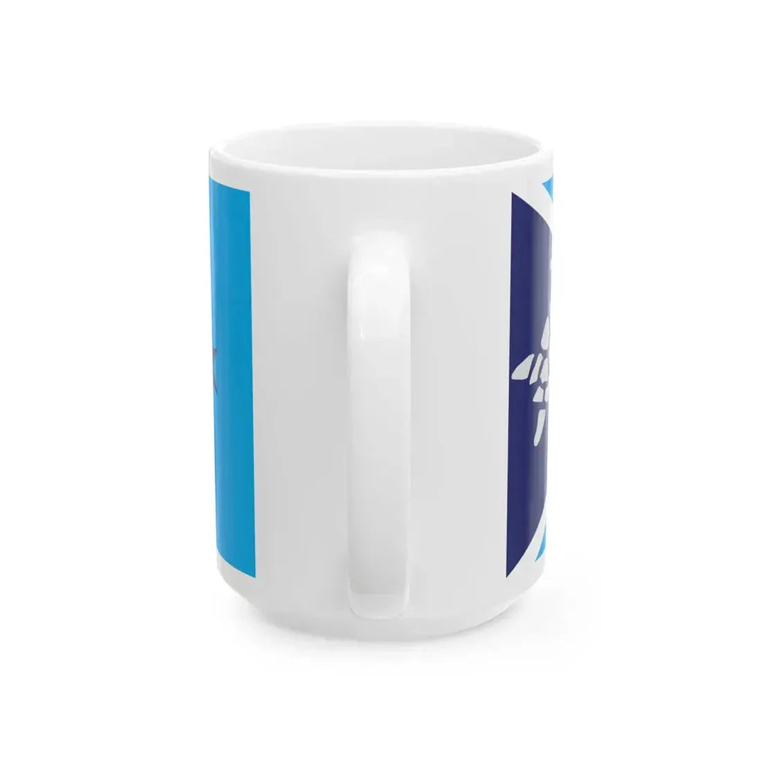 Proposed flag of Fiji 2015 design 38 (Fiji) White Coffee Mug - Go Mug Yourself