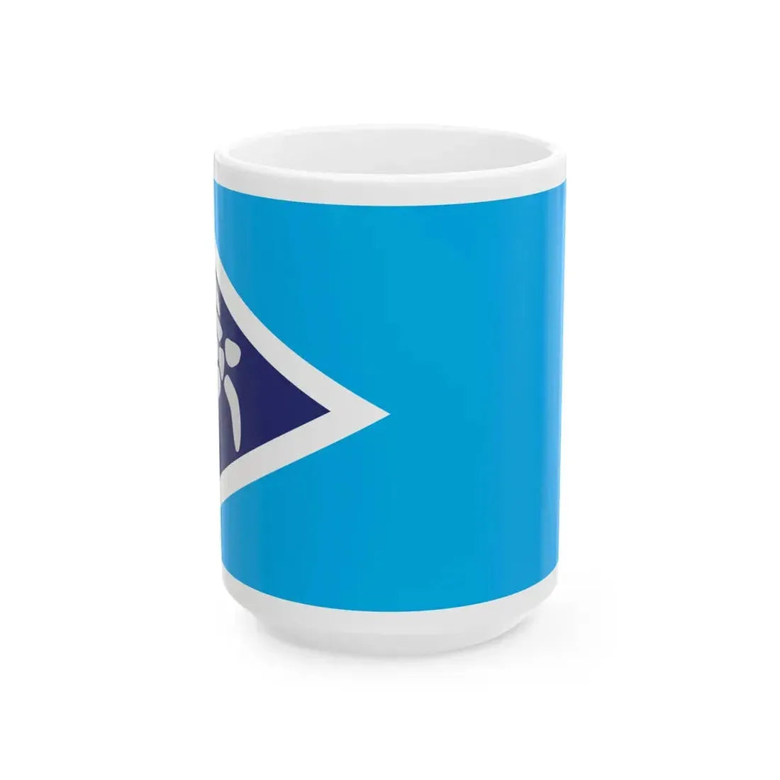 Proposed flag of Fiji 2015 design 39 (Fiji) White Coffee Mug 15oz - Go Mug Yourself