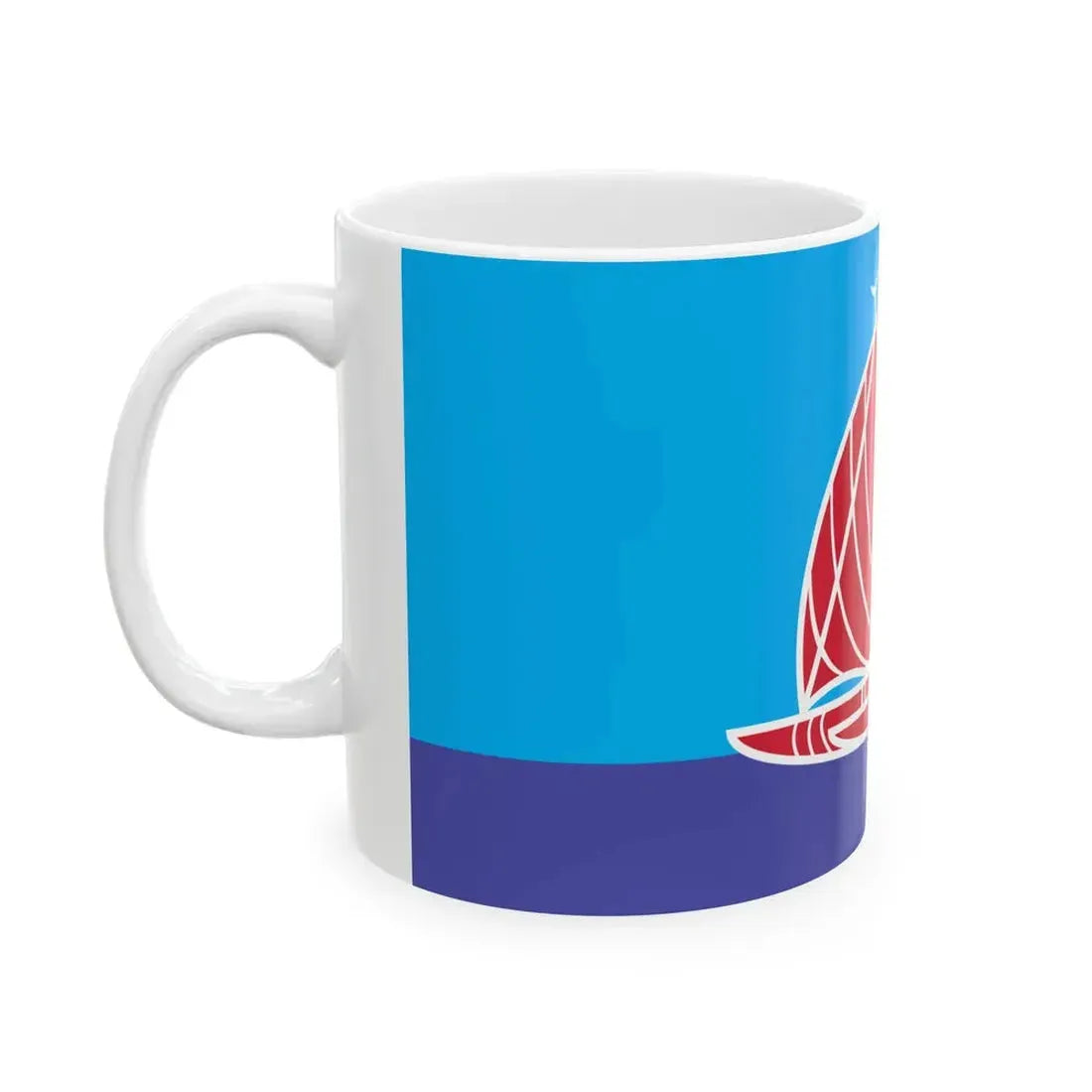 Proposed flag of Fiji 2015 design 40 (Fiji) White Coffee Mug - Go Mug Yourself