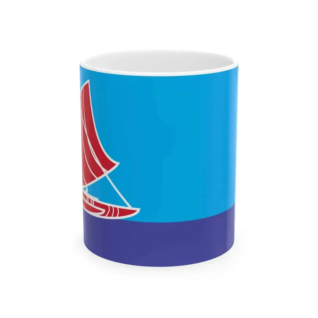 Proposed flag of Fiji 2015 design 41 (Fiji) White Coffee Mug 11oz - Go Mug Yourself