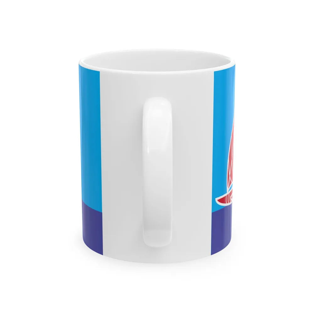 Proposed flag of Fiji 2015 design 41 (Fiji) White Coffee Mug - Go Mug Yourself