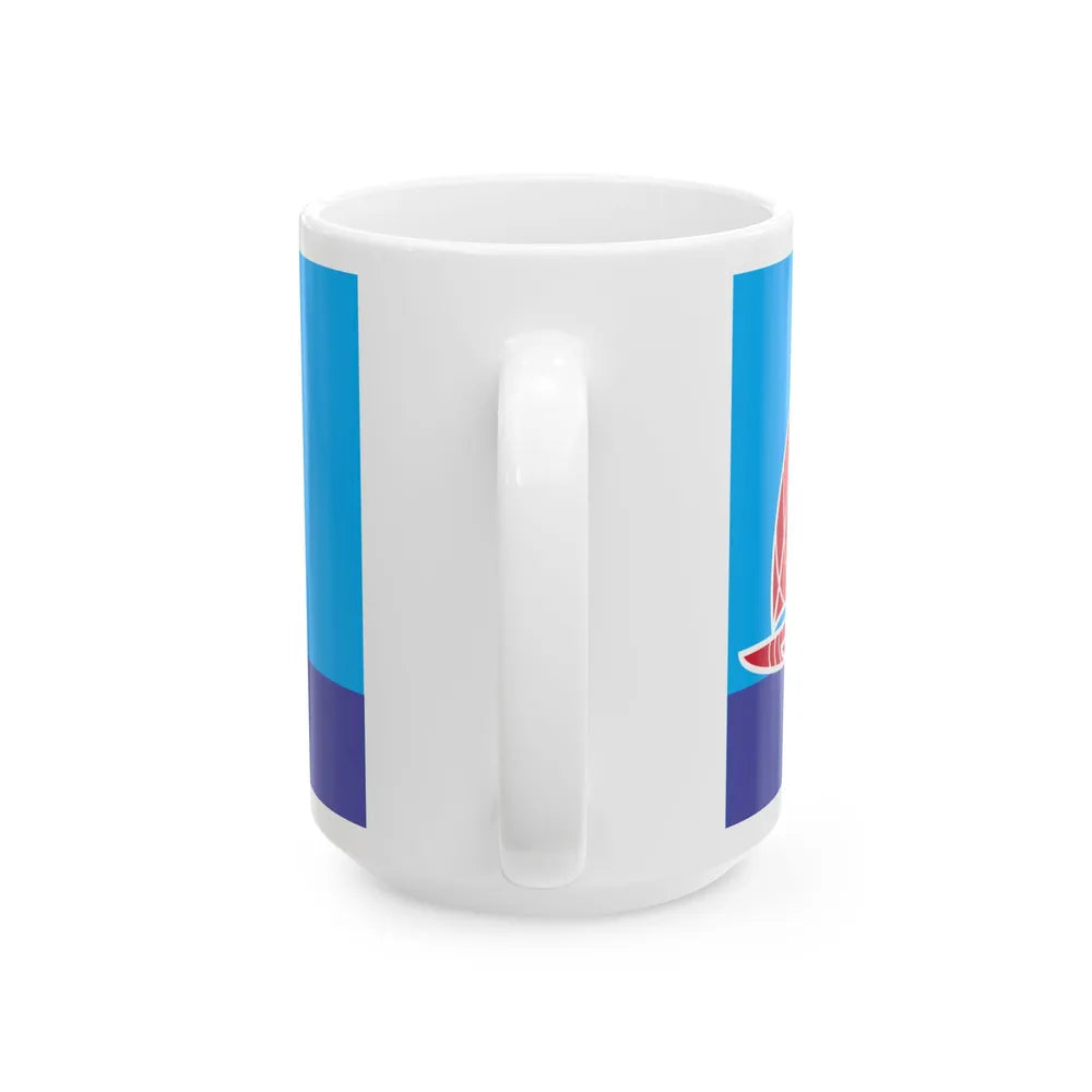 Proposed flag of Fiji 2015 design 41 (Fiji) White Coffee Mug - Go Mug Yourself